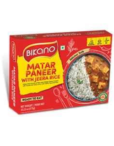 MATAR PANEER WITH JEERA RICE